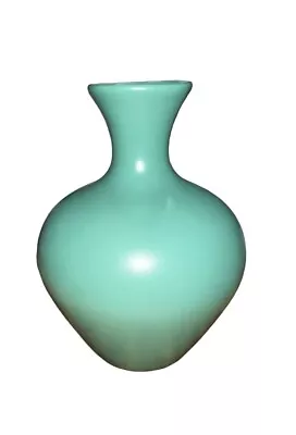 Green Bulb Vase Round 7.5  Haeger Pottery • $35