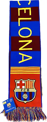 NWT OFFICIAL FC Barcelona Supporter's Scarf • $7.26