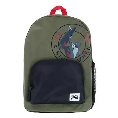 New Hang Ten Freshman Backpack With Front Pocket Compartment And Surfer Detail • $28.76