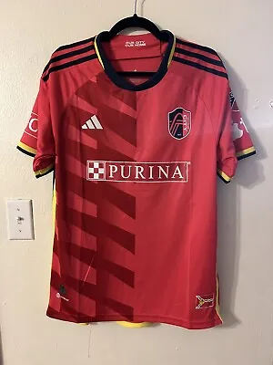 Adidas Mls  St Louis City Sc Red Men”s Jersey Size Xl  Parker • $39.95