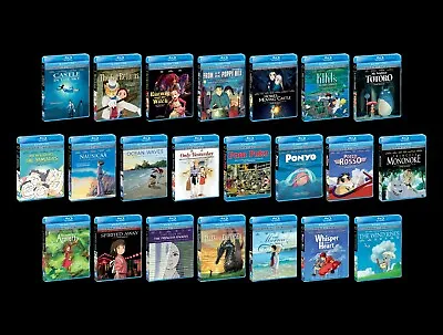 Ghibli Movies Collection - Peliculas GHIBLI  En Español Latino Blu-ray  HD • $19.99
