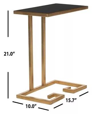 Safavieh Gold Leaf Accent Table Reduced Price 2172722996 FOX2529C • $73