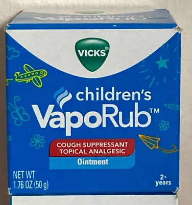 Vicks Child's 2+Years VapoRub Cough Suppressant Chest Rub Ointment   Exp. 2024 • $7.95