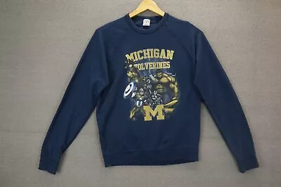 Vintage University Michigan Wolverines Sweatshirt Crewneck Marvel Men’s Size XL • $39.99