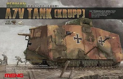 Meng Model 1/35 TS-017 German A7V Tank (Krupp) Rare • $59.87