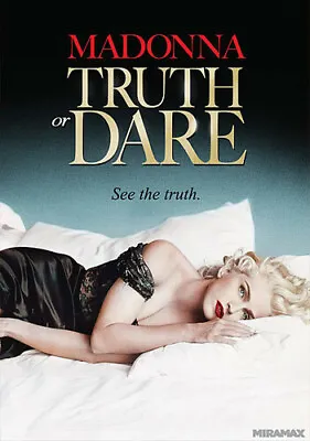 MADONNA: TRUTH OR DARE~1991 NEW SEALED DVD~CHRONICLES Her  BLONDE AMBITION  TOUR • $7.95
