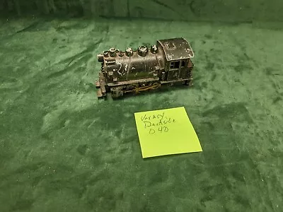 Ho Scale Vtg All Metal Dockside 0-4-0 Steam Engine Varney For Parts • $24.99