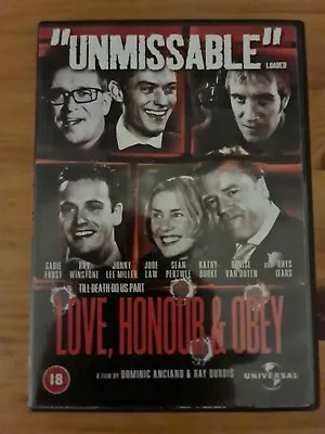 Love Honour And Obey DVD (2008) Sadie Frost Burdis (DIR) Cert 18 Amazing Value • £3.50