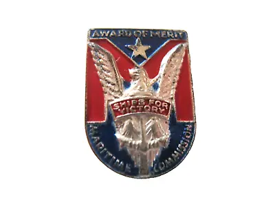 WWII Maritime Commission Ships For Victory Award Of Merit Eagle Pin • $8.99