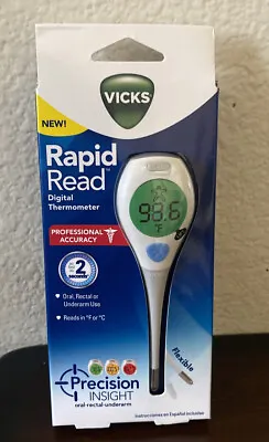 NEW VICKS RAPID READ DIGITAL THERMOMETER Oral & More Professional Accuracy • $12