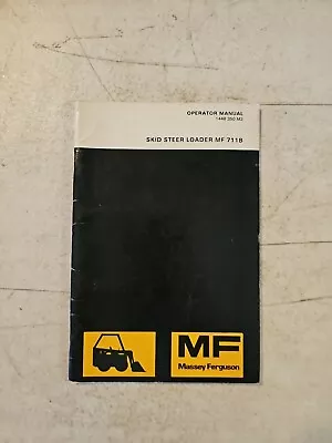 Vintage 1976 Massey Ferguson MF 711B Skid Steer Loader Operator's Manual  • $19.95