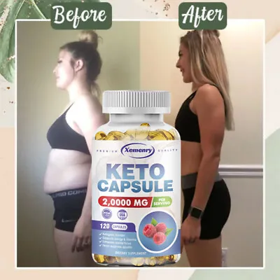 Keto Capsules 20000 Mg - Lose Weight Support Fat Burning Appetite Suppressant • £7.63