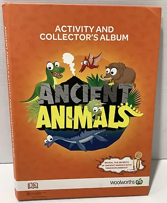 Woolworths Activity & Collectors Album Ancient Animals Complete Cards In Folder • $17.95