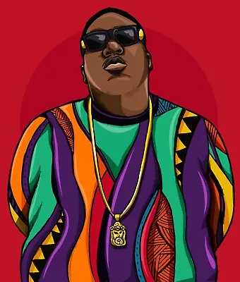 NEW Notorious BIG Biggie Smalls Music Poster Art Print Wall Art Canvas • $24.96