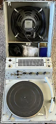 1951 Military Tube Turntable SVC Navy Broadcast 12” Jensen  Speaker 5 Tube Amp • $2100