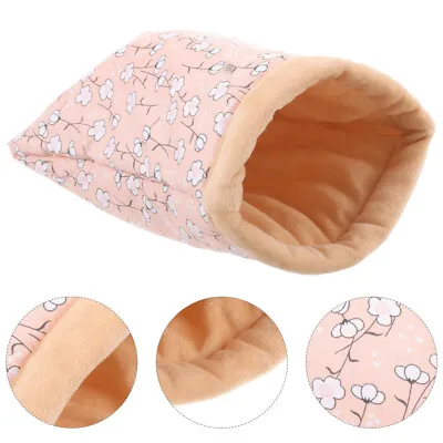  Small Animal Hideout Pouch Guinea Pig Nest Hamster Sleeping Bag The Bed • £7.75