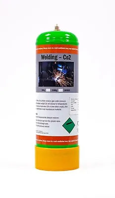 CO2 Gas Bottle 1100g M10 THREAD For Mig Welding 2.2L Disposable Bottle • £28.80