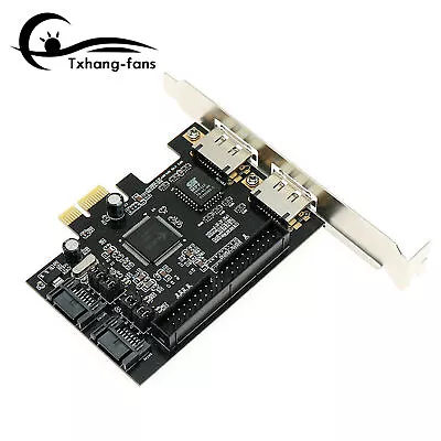 PCIe PCI Express To IDE+2x SATA II+2x ESATA Raid Controller Adapter Card A2TF • $5.46