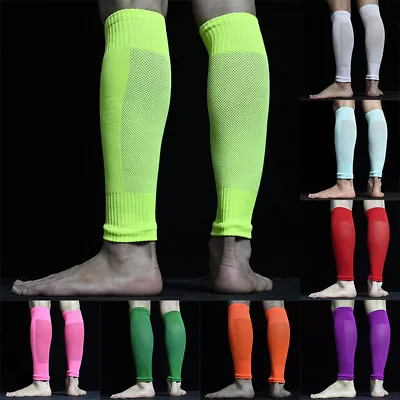 Mens Football Socks Soccer Hockey Rugby Leg Sleeve Calf Compression Socks • $5.79