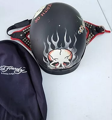 KBC Performance Helmet NOMAD SM.55-56cm.Ed Hardy/C.Audigier Motorcycle Headgear  • $54.50