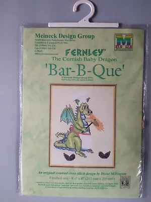 FERNLEY/ 'BAR-B-QUE  - COUNTED CROSS STITCH KIT - 20 X 20 - MEINECK DESIGN GROUP • $24.95