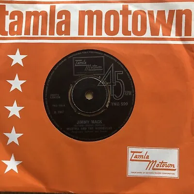 £3 • Buy MARTHA AND THE VANDELLAS - Jimmy Mack (Tamla TMG 599) 1967 7” 45rpm Ex