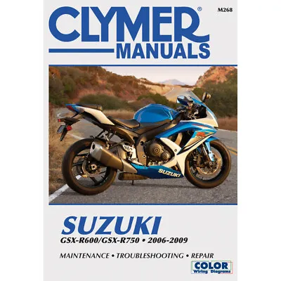 $41.95 • Buy CLYMER Physical Book For Suzuki GSX-R600 & GSX-R750 (2006-2009) | M268