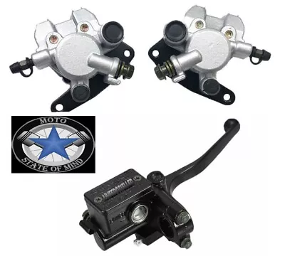 Front Brake Calipers & Master Cylinder For Yamaha Banshee 350 YFZ350 1987-2001 • $42.99