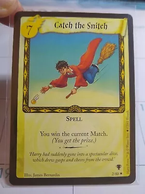 Harry Potter Trading Card Game TCG CCG. Catch The Snitch. Rare Spell Card #2/80 • $5.50