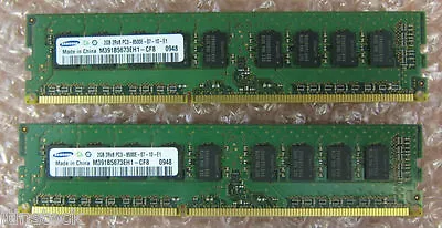 £120 • Buy Dell PowerEdge 4Gb ( 2 X 2GB ) PC3-8500E Memory R710 R610 R410 R910 And Others