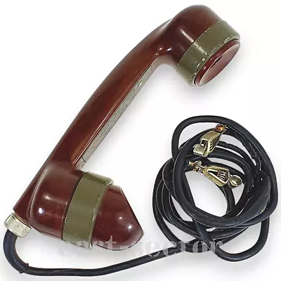 French Army TF-PP-1A Sound Powered Telephone Bakelite Miitary Field Phone Radio • $35