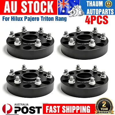 4PCS 25mm 6x139.7 (5.5'') M12x1.5 Wheel Spacers For Hilux Pajero Triton Rang • $168.99