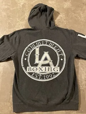 $19.99 • Buy Vintage LA Boxing Gym Hoodie Sweatshirt Sz M See Description