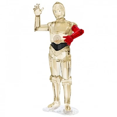 £230 • Buy Swarovski Crystal Disney Star Wars  C-3po Red Arm  5290214 Retired Bnib Freepost