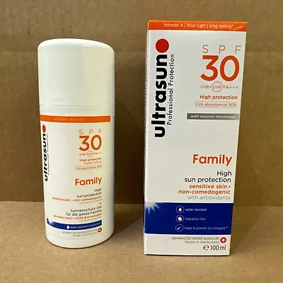 Ultrasun Family High Sun Protection SPF 30 Water Resistant 100ml - New • £11.94