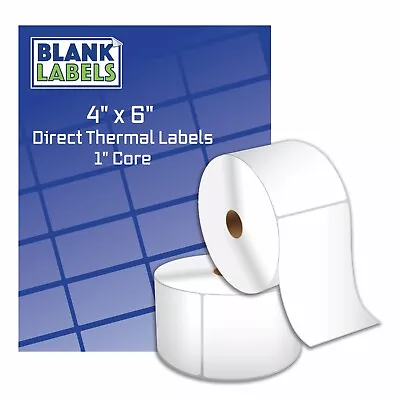 20 Rolls 4x6 Direct Thermal Labels - Small Rolls 250 For Eltron Zebra 5000 USA • $120.99