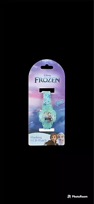 New Gift Disney Frozen Girls Blue Flashing LCD Digital Watch Elsa Princess Toy • $13.75