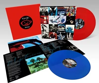 U2: Achtung Baby 30th Anniversary Limited Edition Red/Blue Color Vinyl 2LP NEW • $149.95