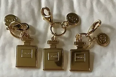 CHANEL HOLIDAY LOGO CHARMS BOTTLE  . Qty. 3 Charms Brand New • $33.99