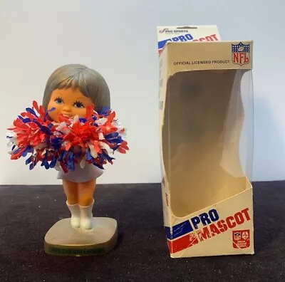 Vintage NFL Pro Mascot Cheerleader Bobblehead With Original Box • $48.75