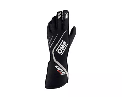 OMP Racing One Evo X Gloves Black - Size XL (Fia 8856-2018) • $239.30