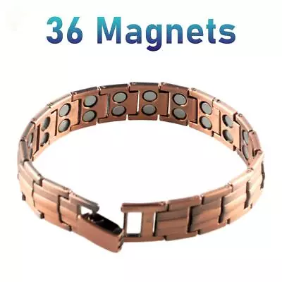 Pure Copper Magnetic Therapy Bracelet For Arthritis Pain Relief - Women And Men • $8.41