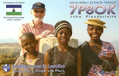 £2.99 • Buy 1 X QSL Card Radio Lesotho 7P8OK Trading Post Lodge Roma 2009 ≠ S918