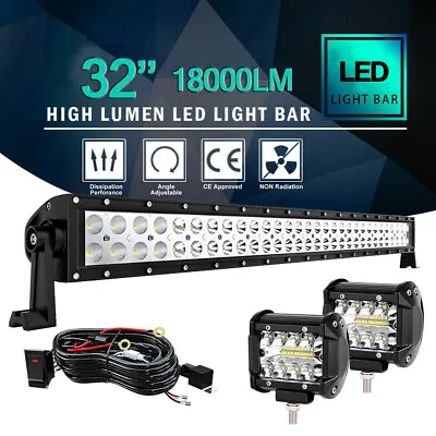 30''Inch Combo LED Work Light Bar Combo Offroad Driving Lamp Truck ATV 32/34  • $59.99