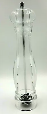 Vintage Olde Thompson 12.5  Tall Clear Lucite Pepper Mill ~ Made In The Usa • $24.99