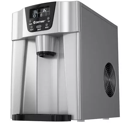 COSTWAY 2 In 1 Ice Maker & Water Dispenser 36 Lbs/24hrs Portable Cube Machine  • $267.29