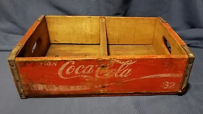 VINTAGE Coca Cola Coke Red Crate 1979 Wood 32 Bottle Case Box JONESBORO ARK • $29