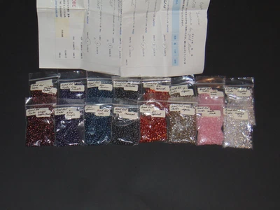 $64.99 • Buy Czech Twin Hole Bead Collection - 8 Colors Lot Of 16 - 20gr. Packs NIP