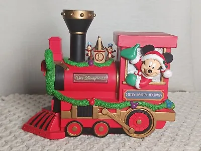 Walt Disney World Light Up Engine Christmas Holiday Train 2008 Mickey Mouse • $35