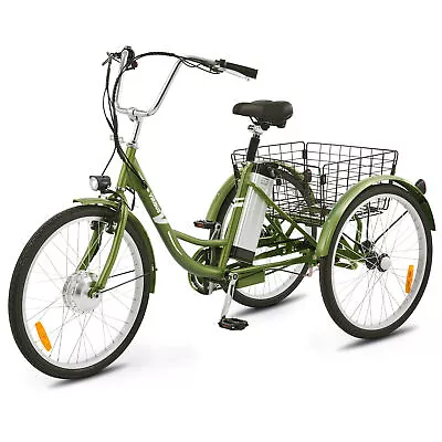 Secondhand 24 /26  Electric Tricycle 250W Motor 36V 10Ah Adult Long Range 3Wheel • $489.99